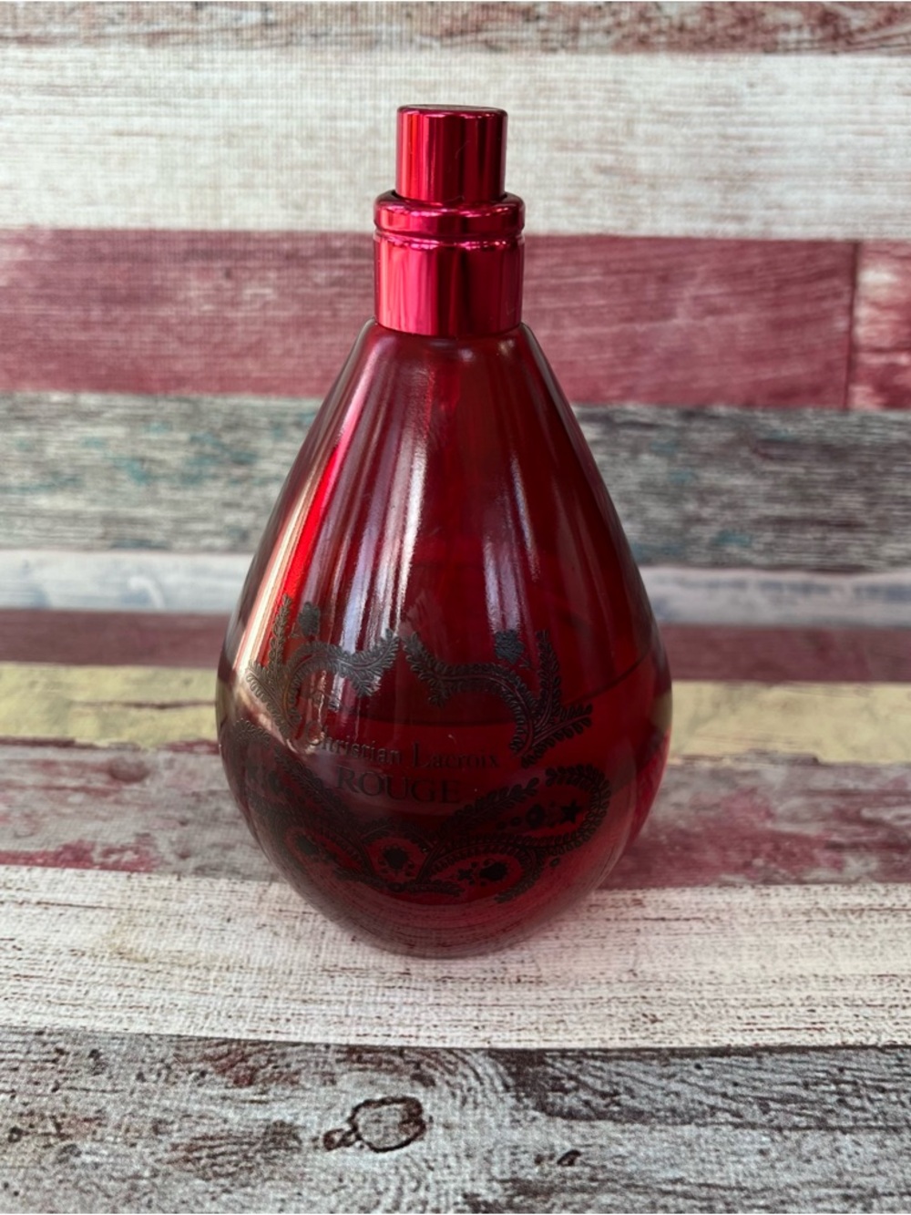 Christian Lacroix Rouge Avon Eau de Parfum Spray EUC Citrus Floral 1/2 Full